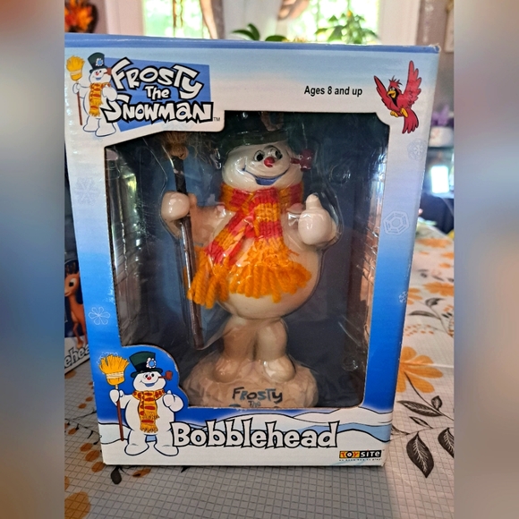 Vintage Frosty the Snowman Bobblehead NIB - Picture 1 of 3